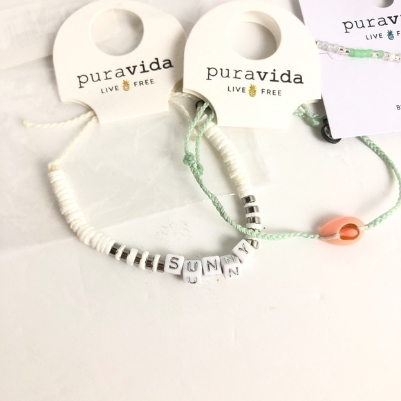 NWT pura vida set of 3 bracelets Sunny - Picture 3 of 4